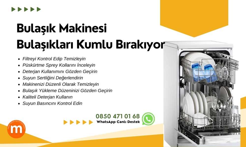 Bulaşık Makinesi Kumlu Bırakıyor