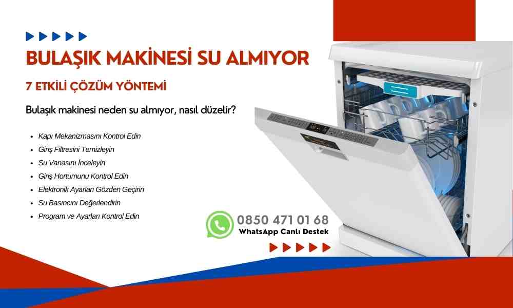 Bulaşık Makinesi Su Almıyor