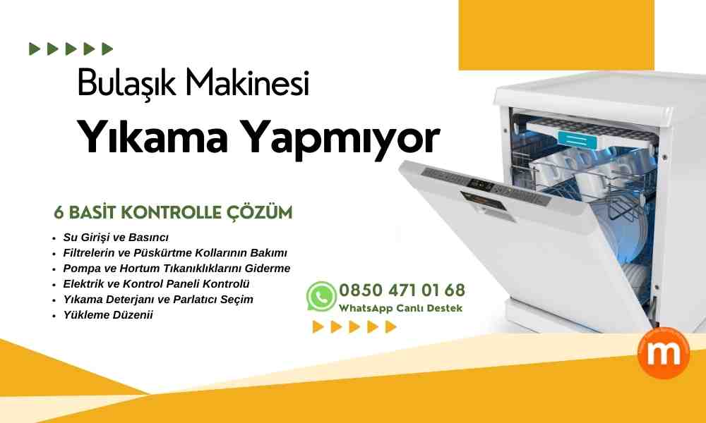 Bulaşık Makinesi Yıkama Yapmıyor