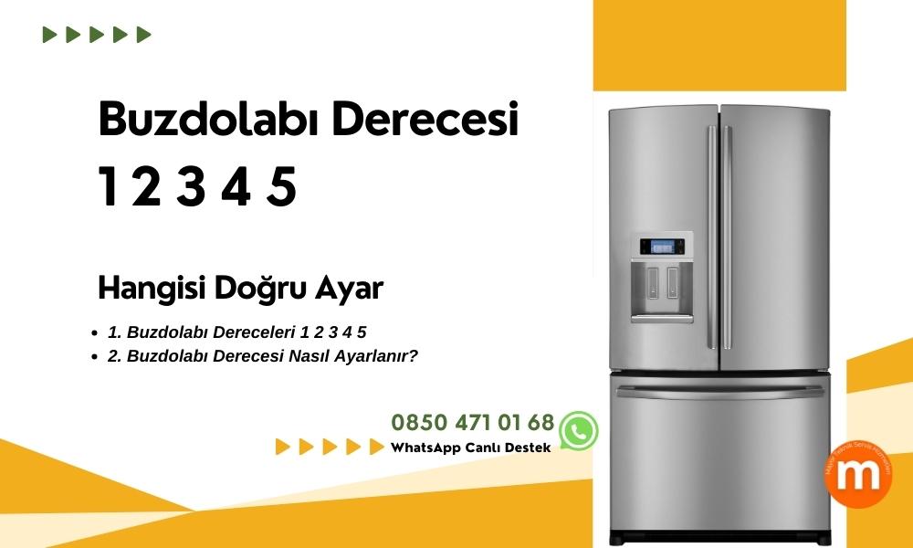 Buzdolabı Derece Ayarı Buzdolabı derecesi 1 2 3 4 5 nedir? Nasıl ayarlanır ?