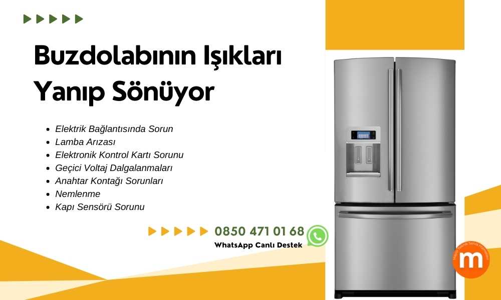 Buzdolabı ışıkları Yanıp Sönüyor