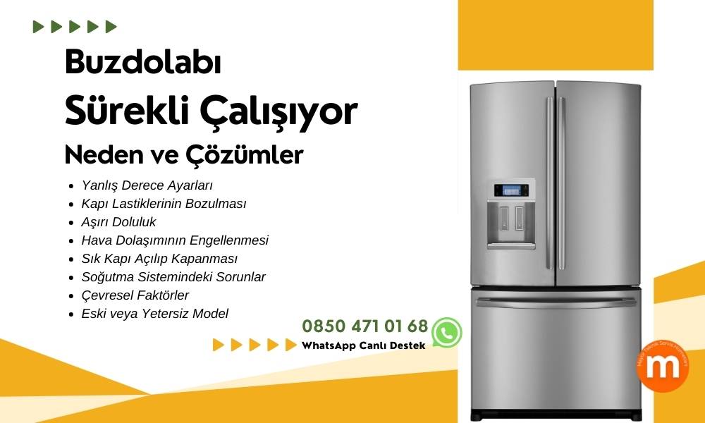 Buzdolabı Neden Sürekli Çalışır? Çözüm Yolları ve İpuçları