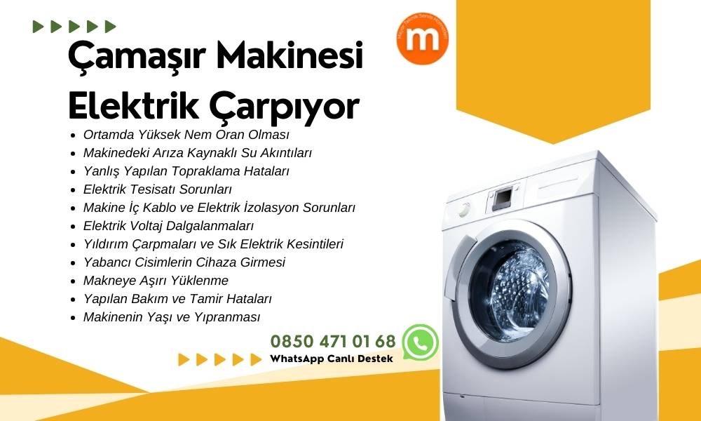 Çamaşır Makinesi Elektrik Çarpıyor