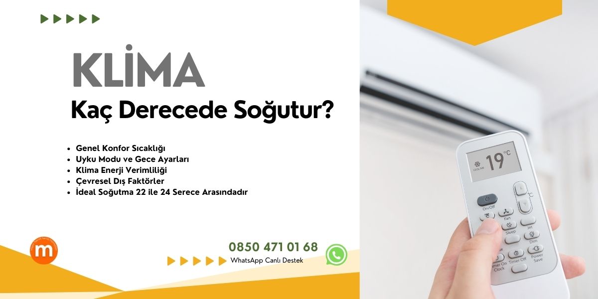 Klima Kaç Derecede Soğutur